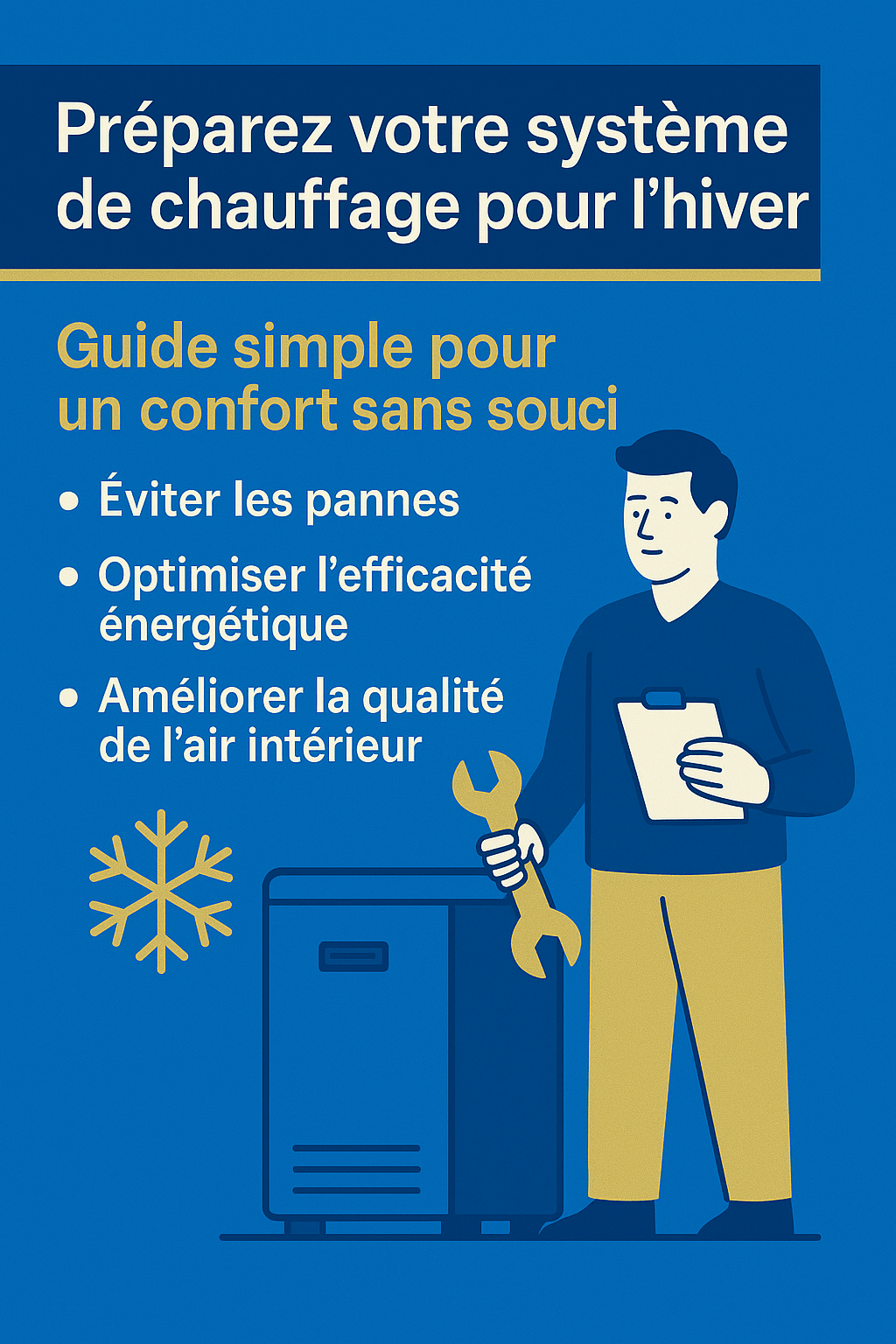 Préparez votre système de chauffage pour l’hiver : guide simple pour un confort sans souci